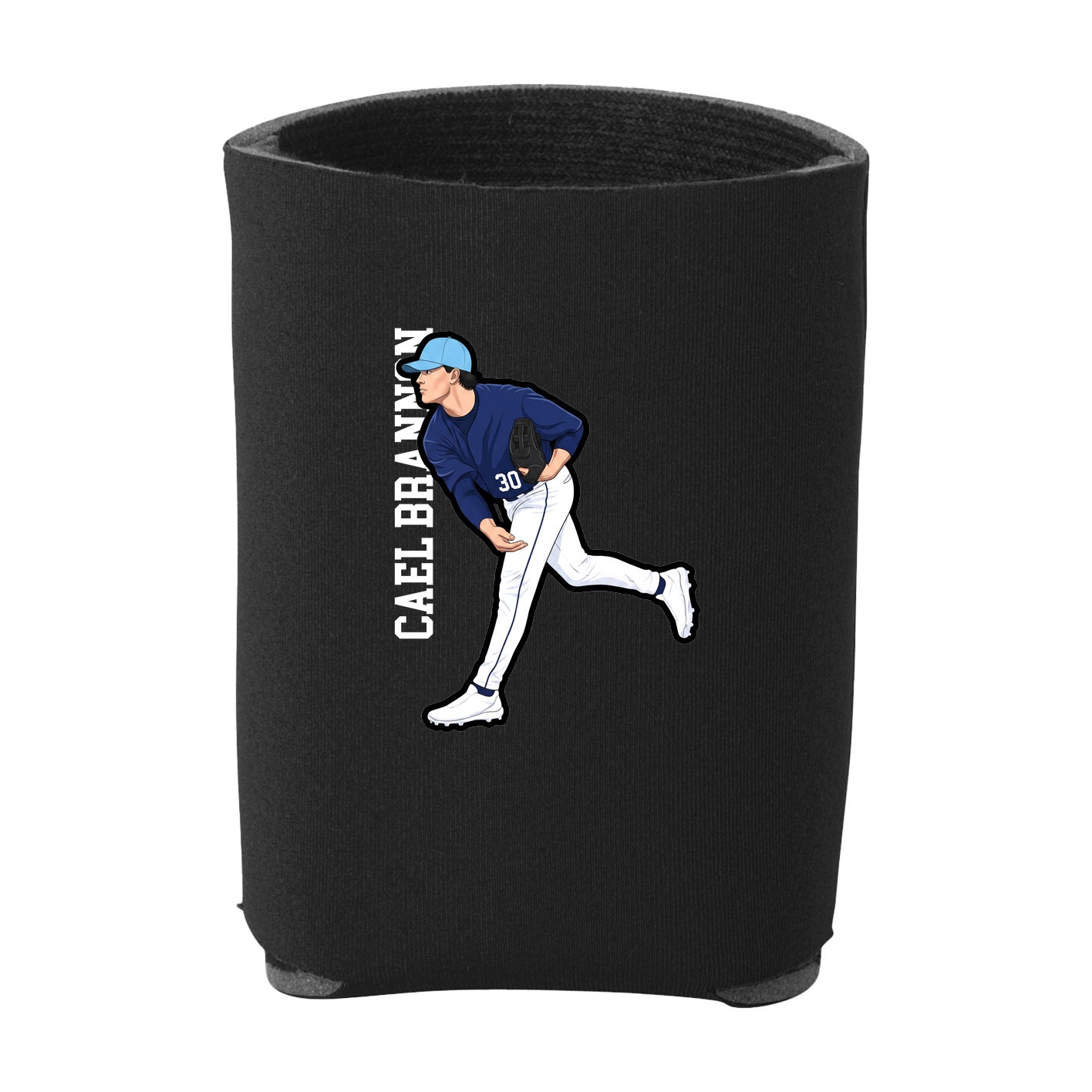 Can Holder — Name Vertical in Black