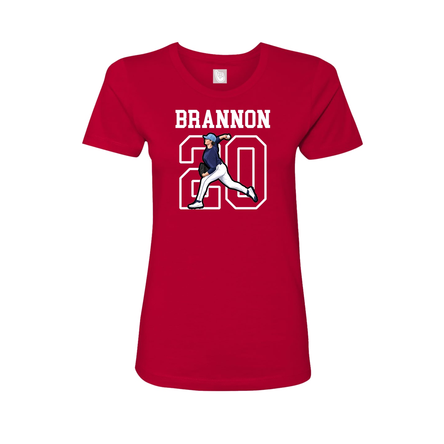 Fitted Women's Tee — Shirsey in Red