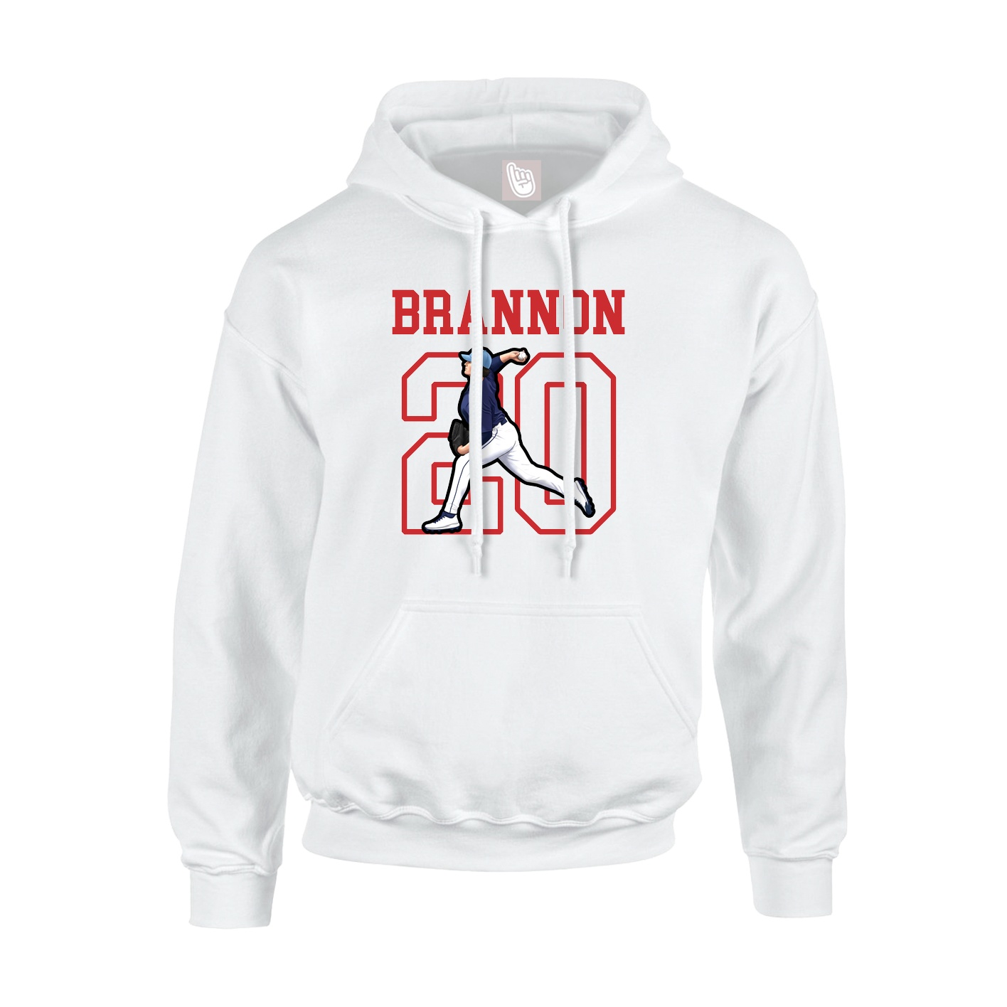 Youth Hoodie — Shirsey in White
