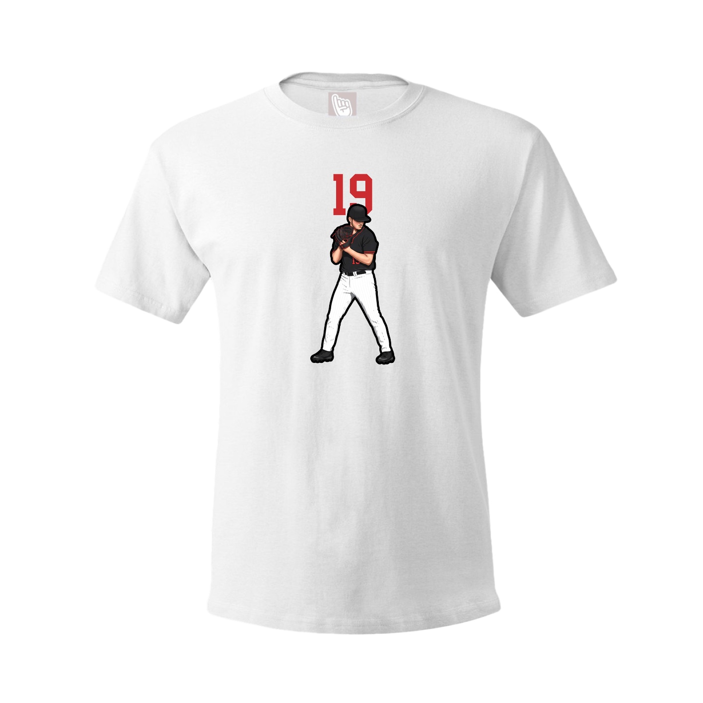 Tee — Number Top in White