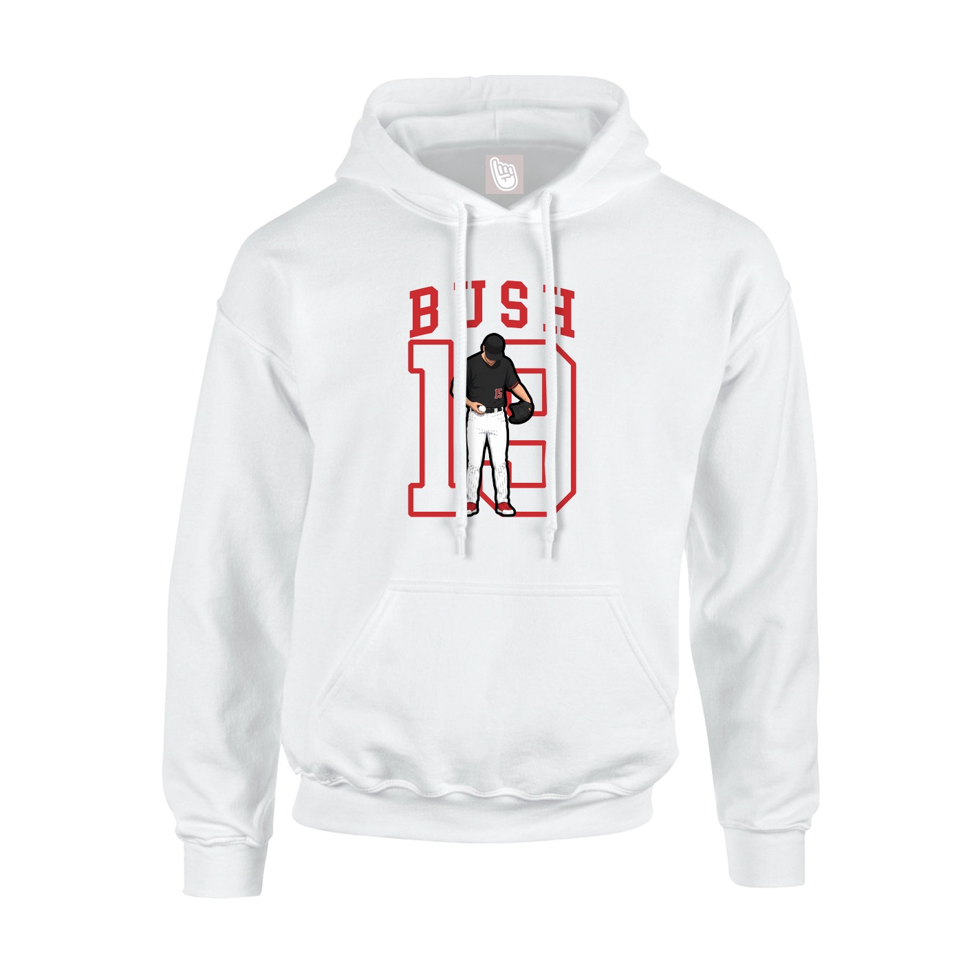 Hoodie — Shirsey in White