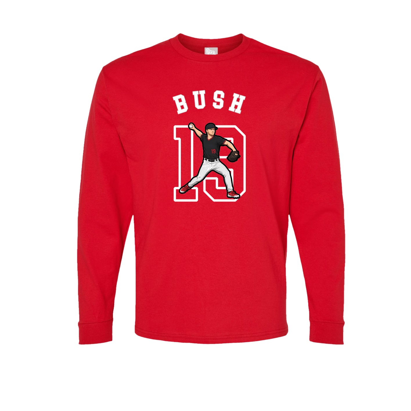 Long Sleeve Tee — Shirsey Arch in Red