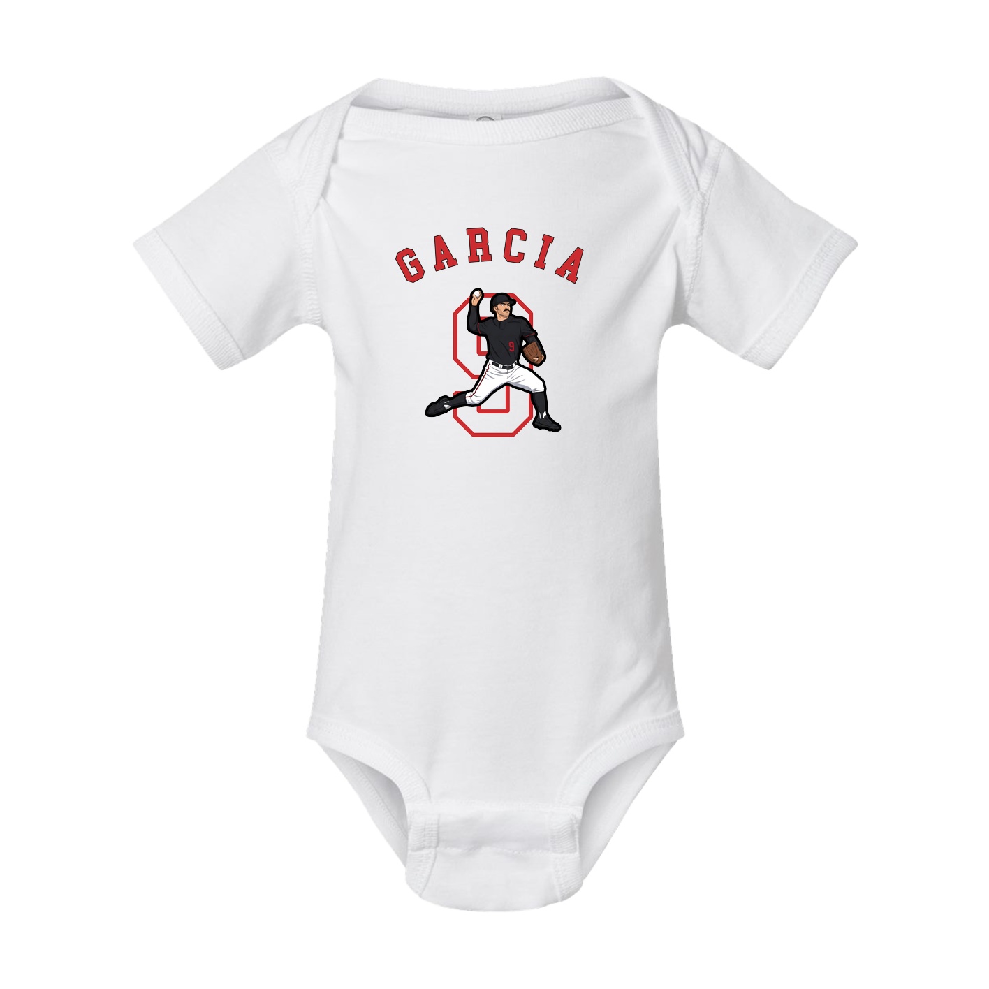 Baby Onesie — Shirsey Arch in White