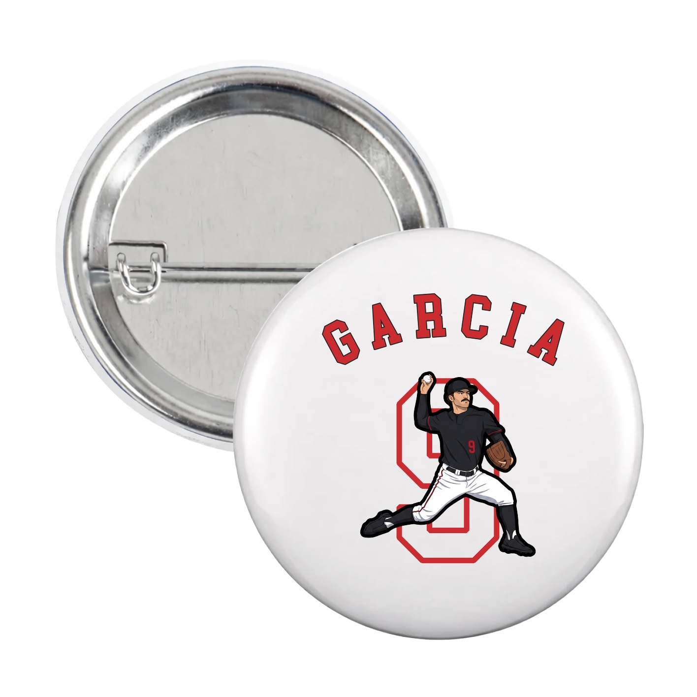 Game Day Button — Shirsey Arch in White