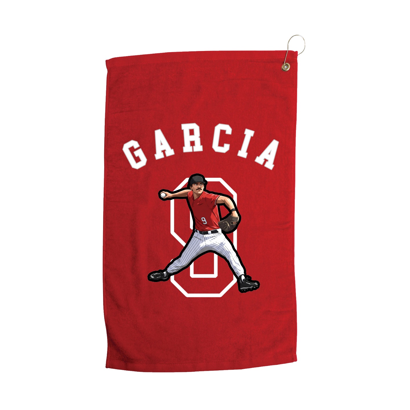 Golf Towel — Shirsey Arch in Red