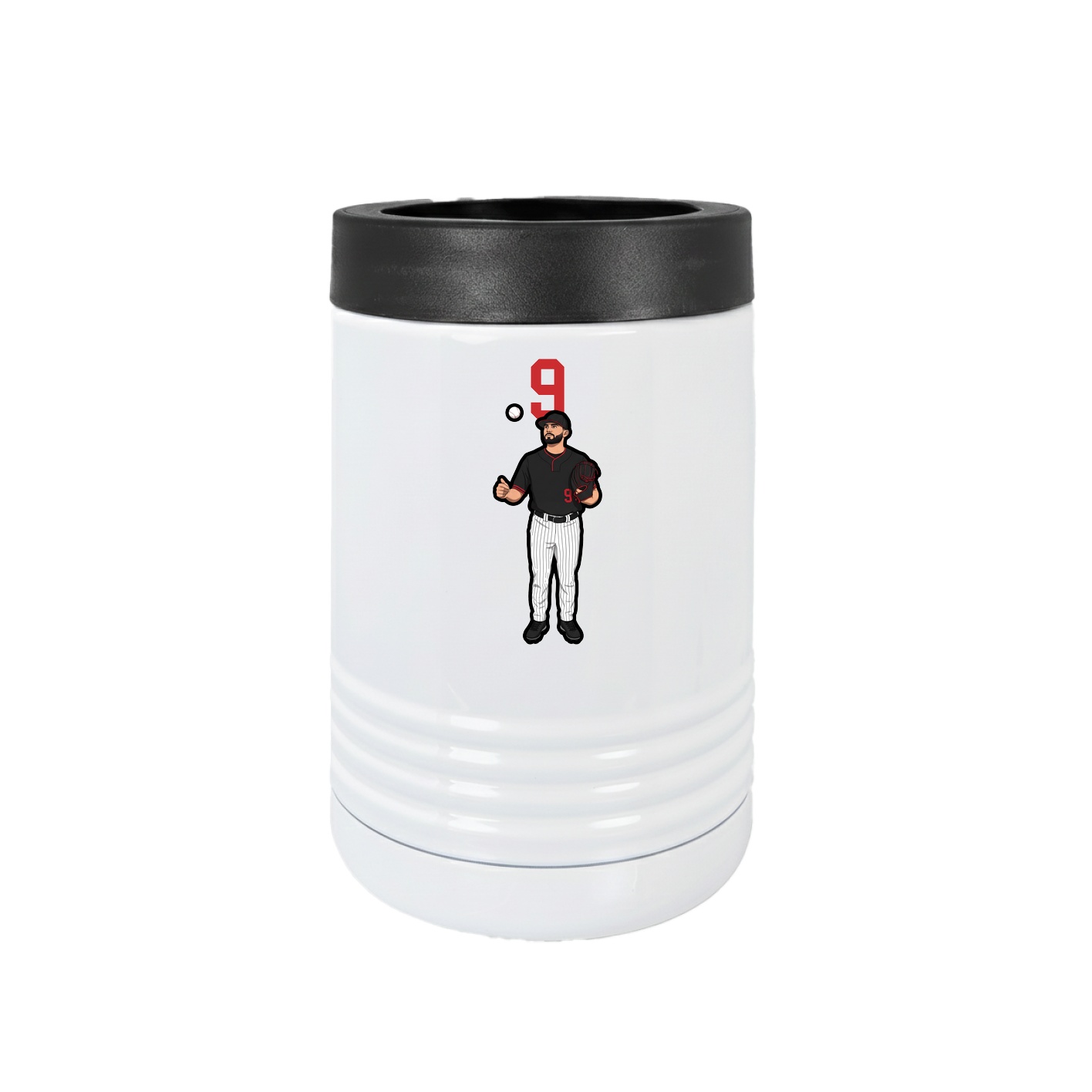 Beverage Holder — Number Top in White