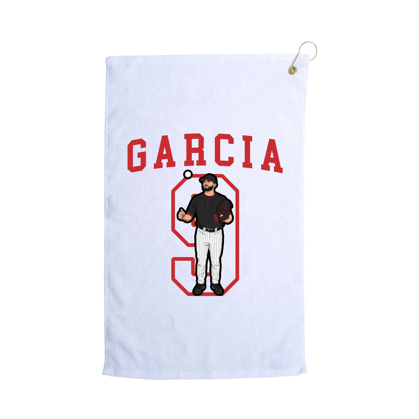 Golf Towel — Shirsey in White
