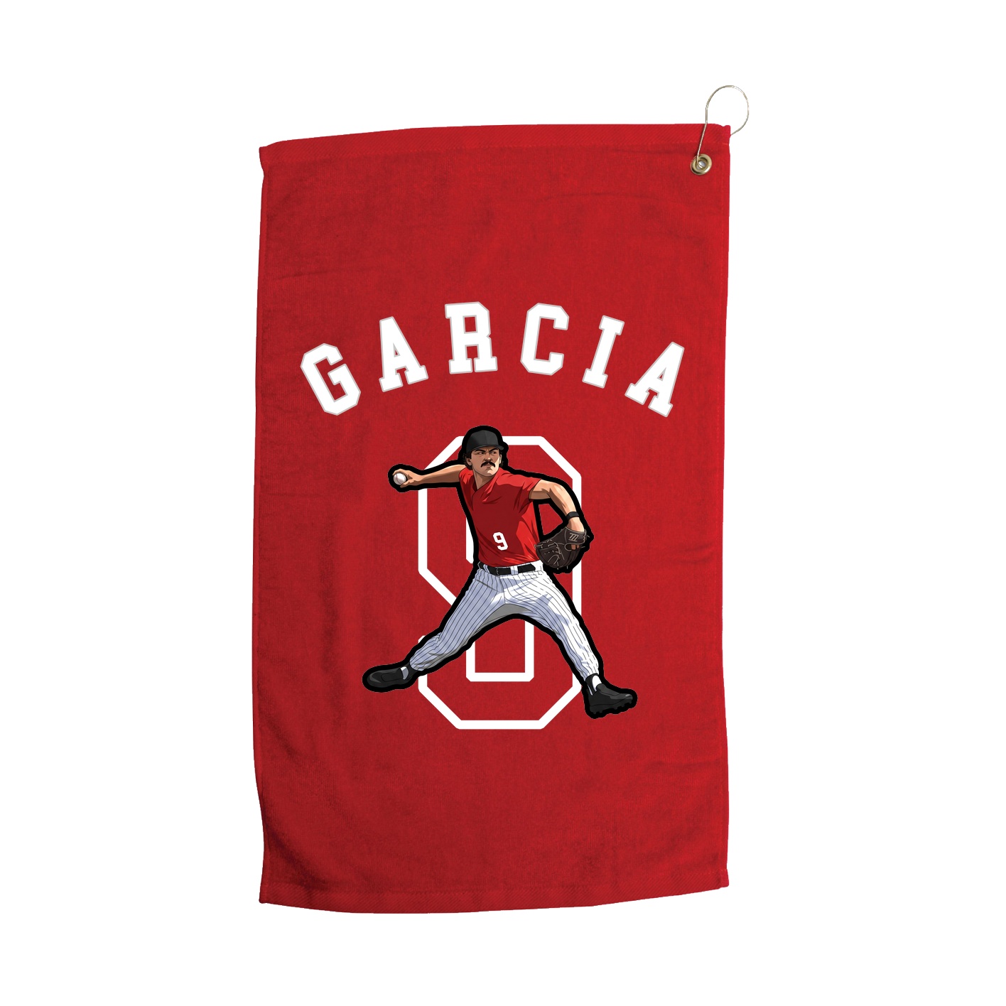 Golf Towel — Shirsey Arch in Red