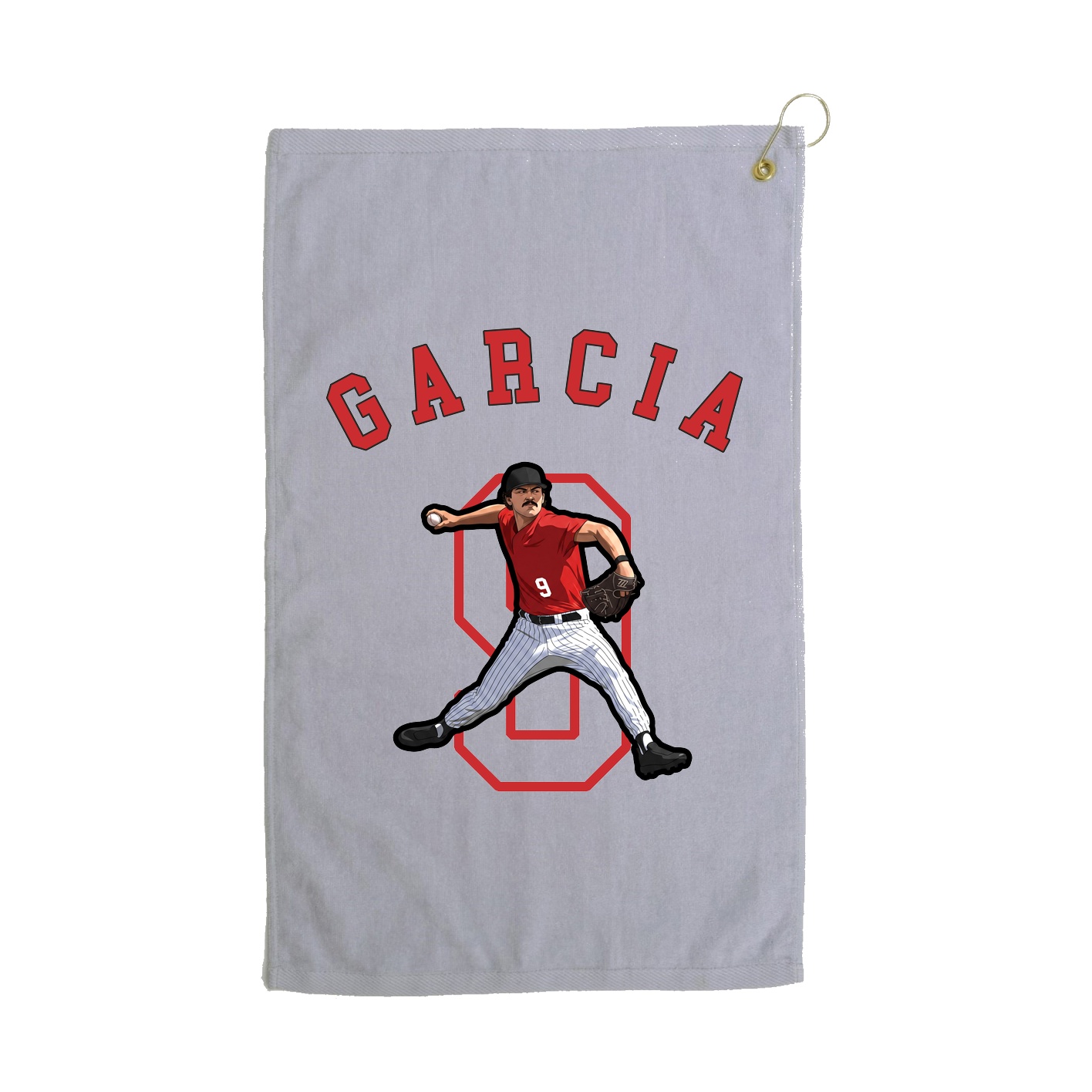 Golf Towel — Shirsey Arch in Grey