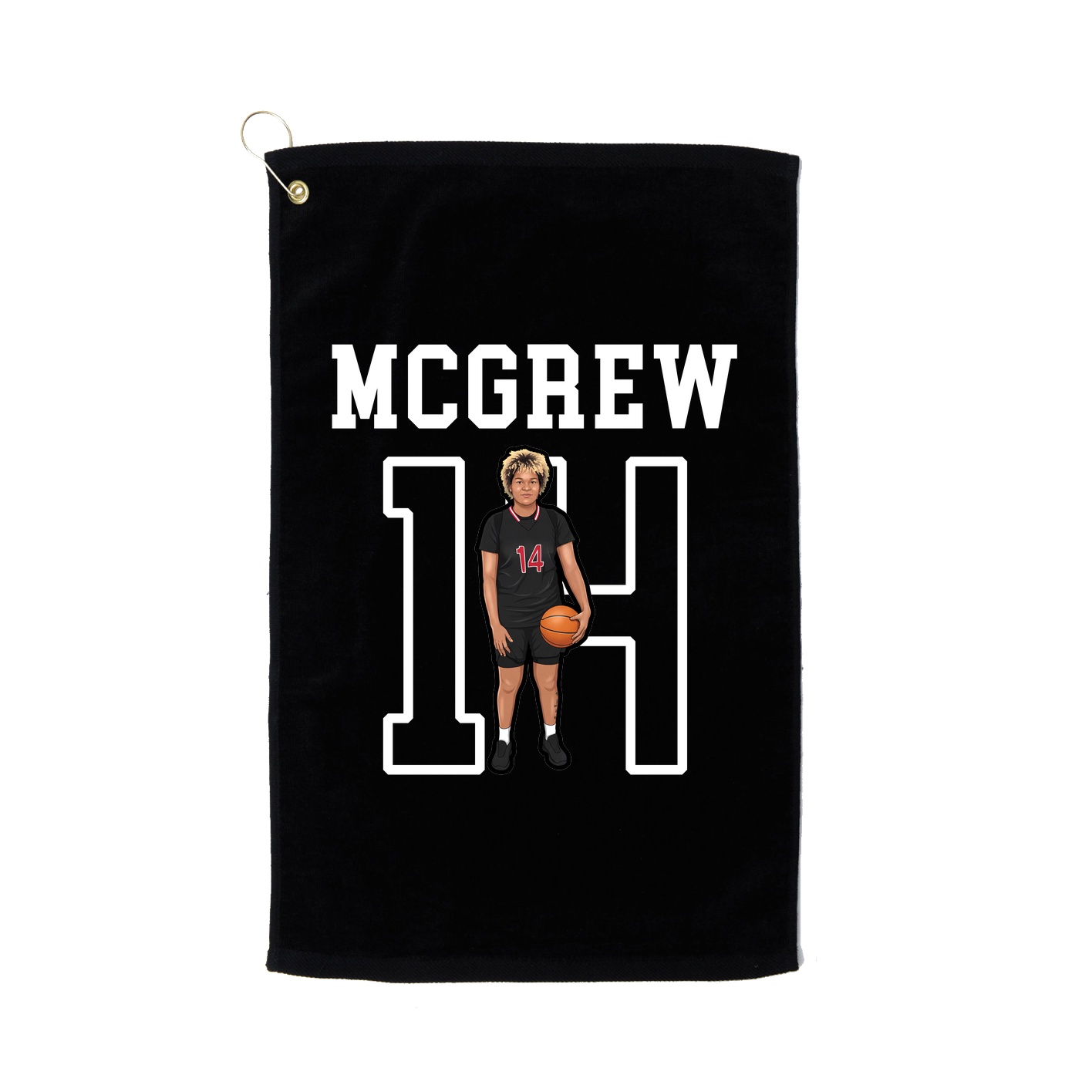 Golf Towel — Shirsey in Black