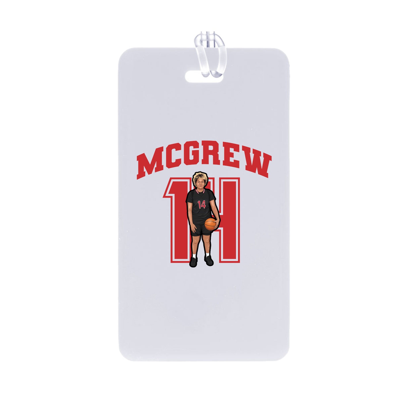 Bag Tag — Number in Classic