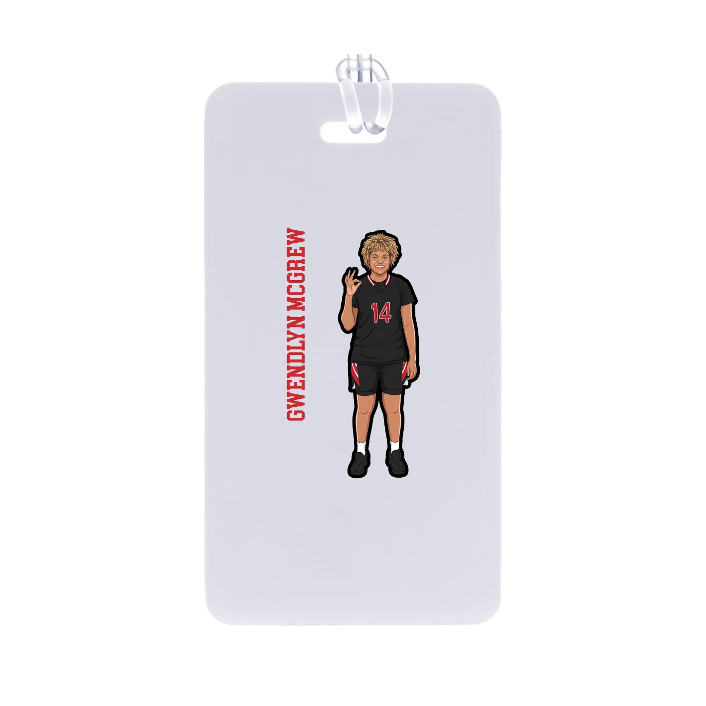 Bag Tag — Name Vertical in Classic