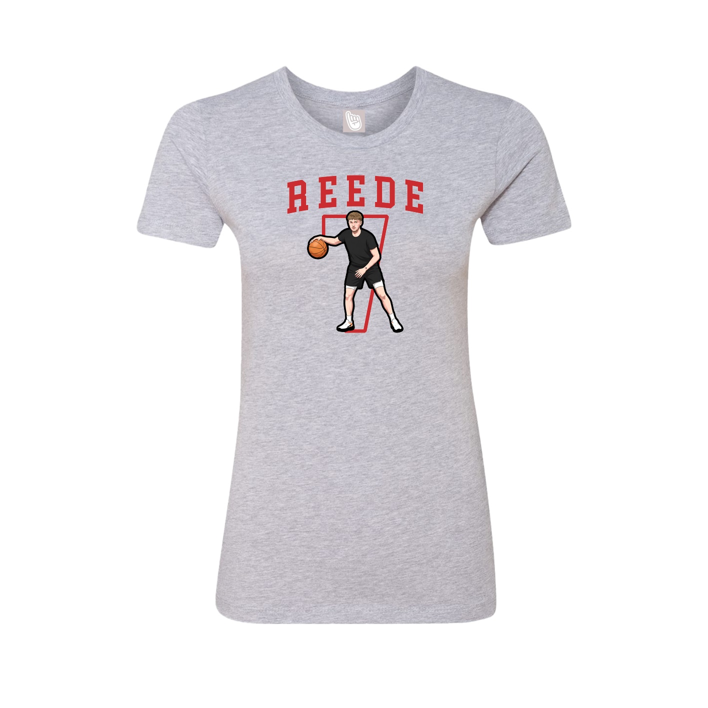 Fitted Women's Tee — Shirsey in Grey
