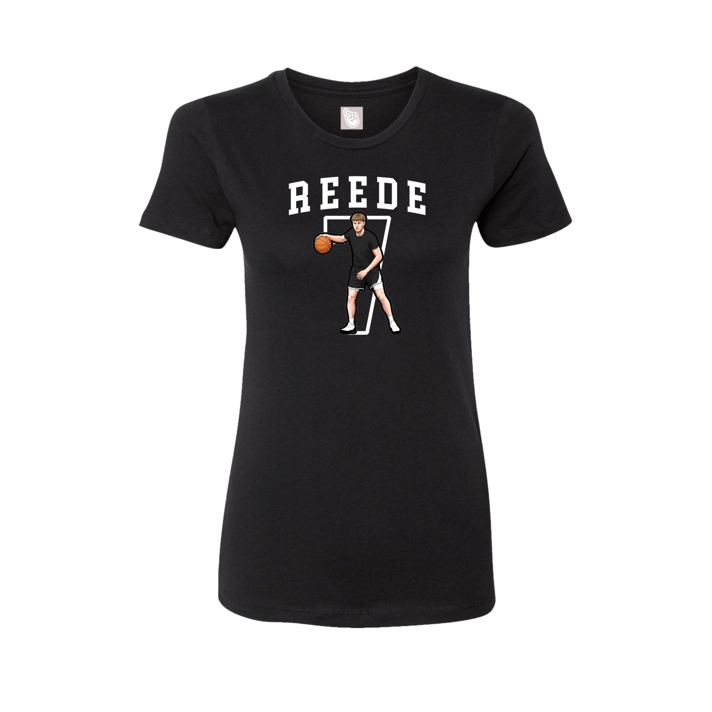 Fitted Women's Tee — Shirsey in Black