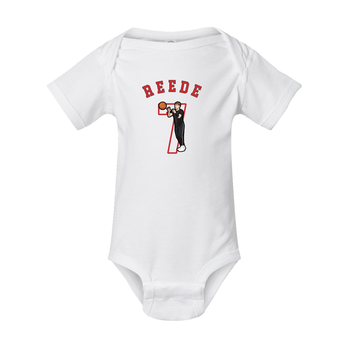 Baby Onesie — Shirsey Arch in White