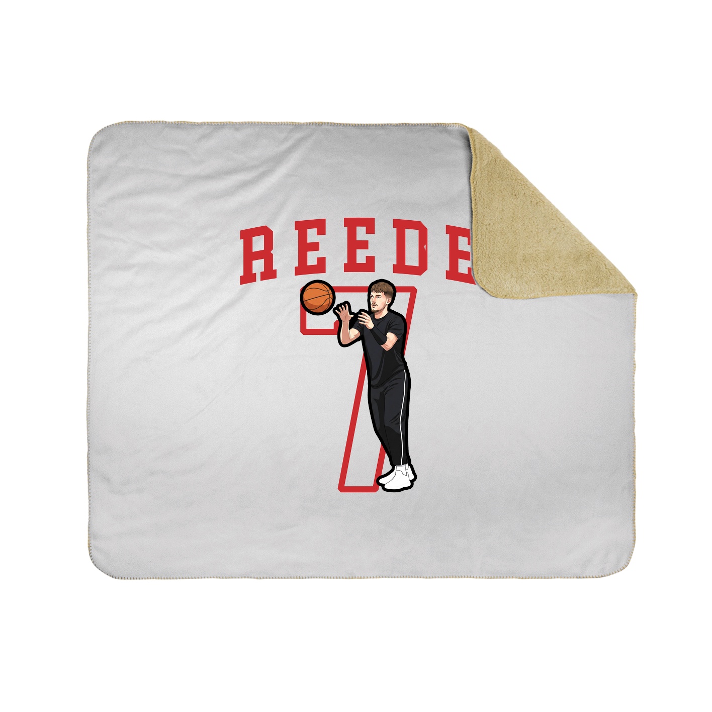 Throw Blanket — Shirsey in White