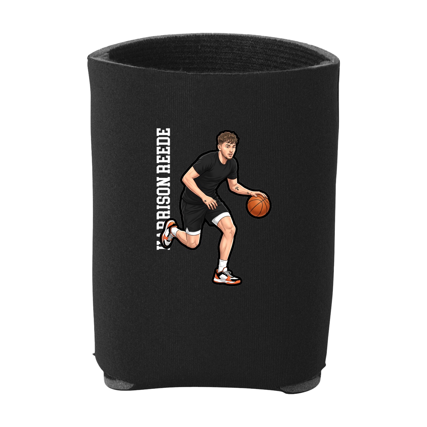 Can Holder — Name Vertical in Black