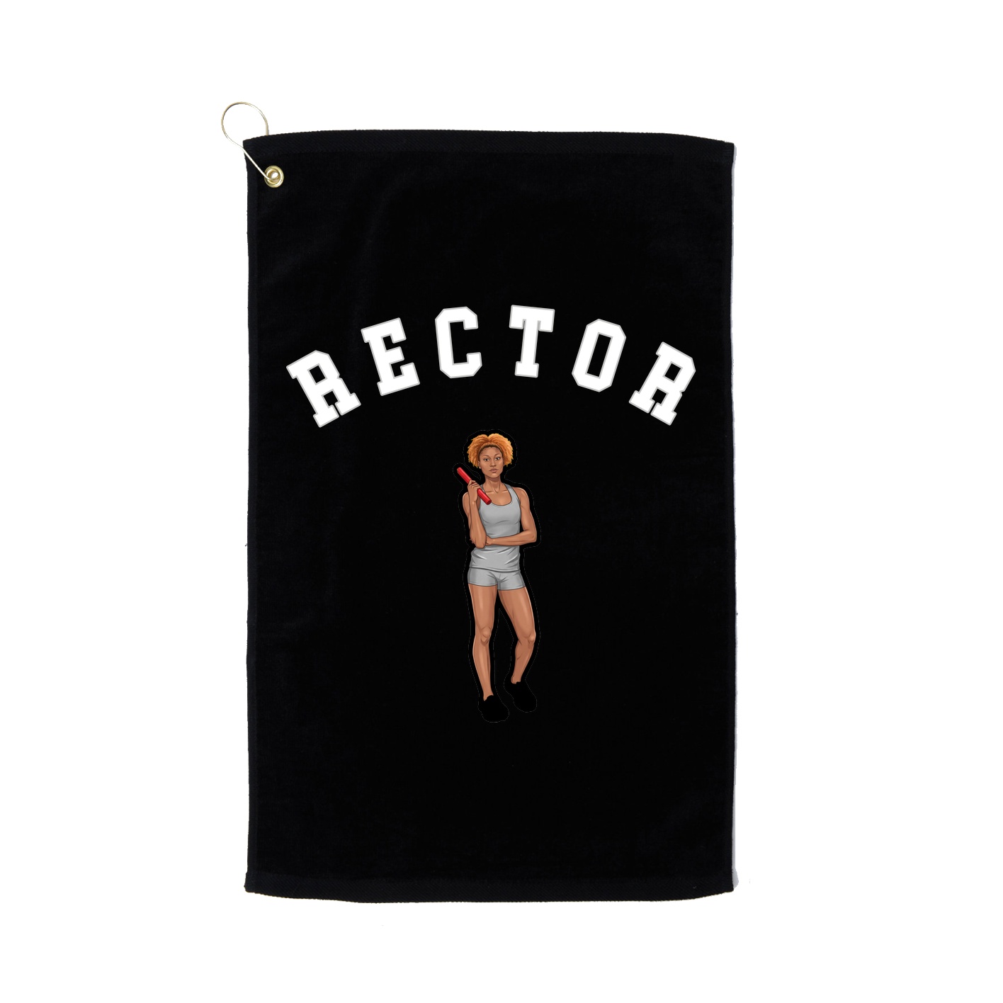 Golf Towel — Shirsey Arch in Black