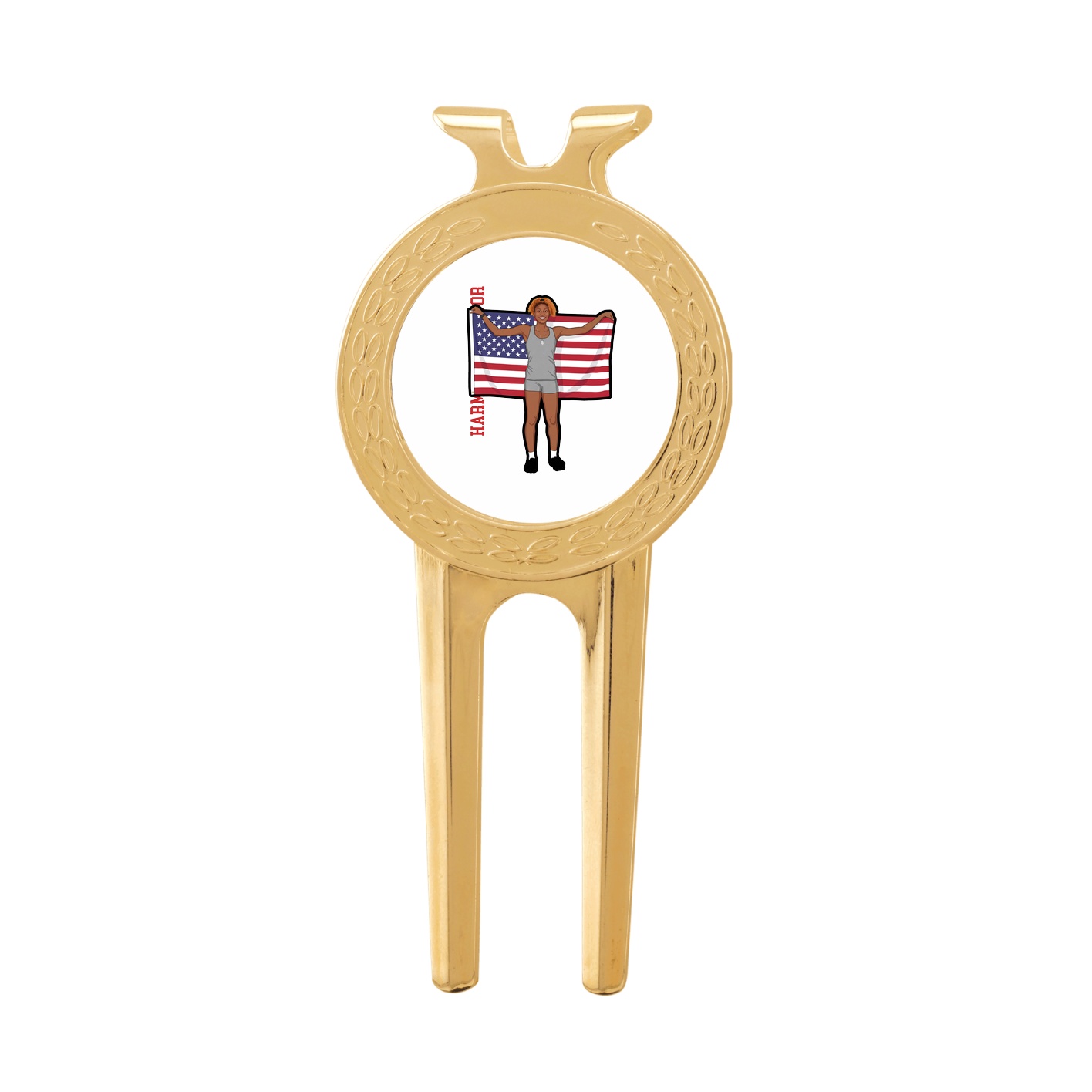 Divot Tool with Ball Marker — Name Vertical in Classic