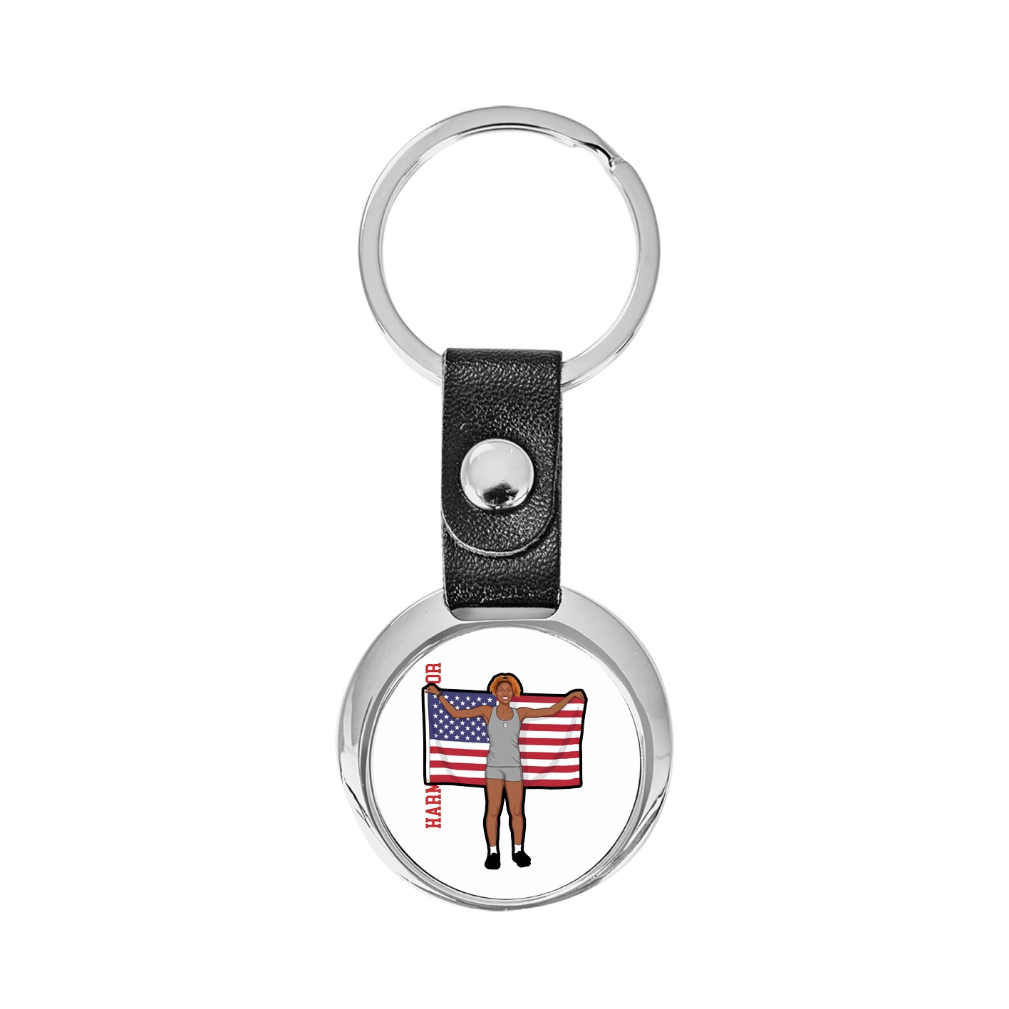 Key Chain — Name Vertical in Classic