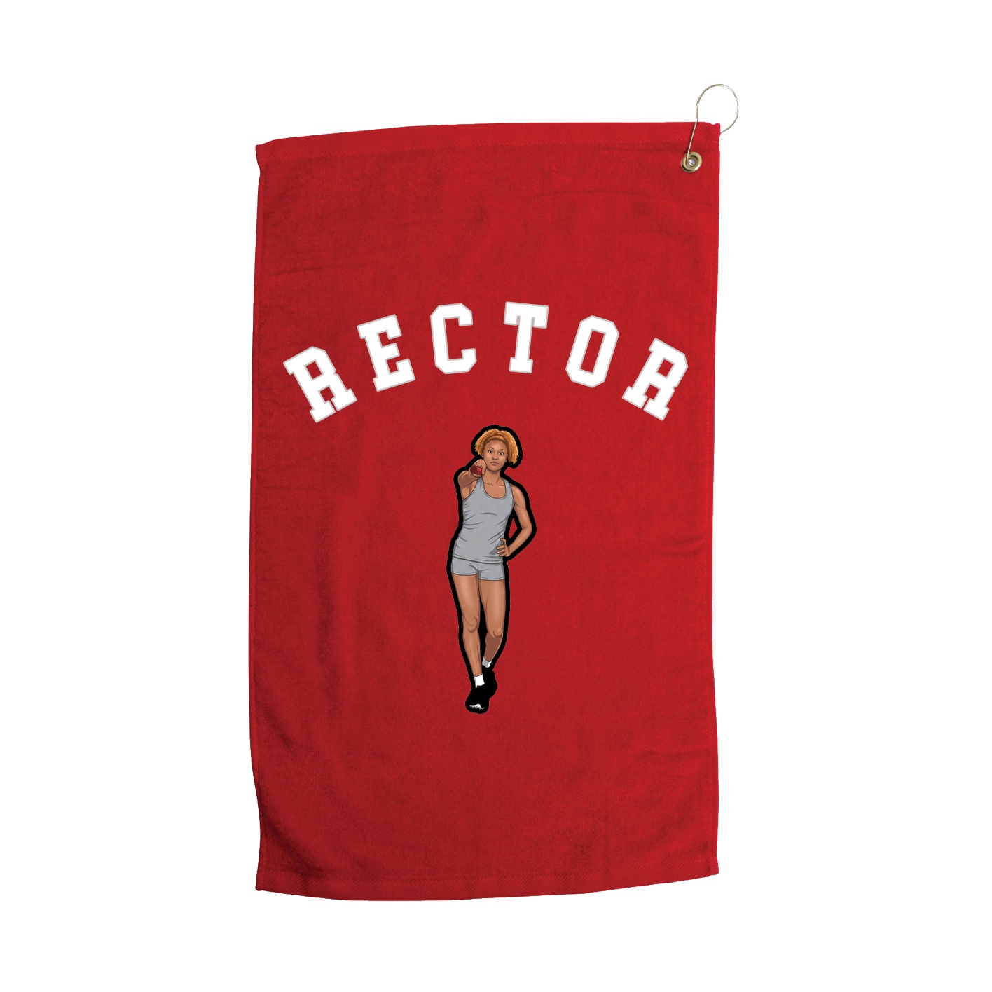 Golf Towel — Shirsey Arch in Red