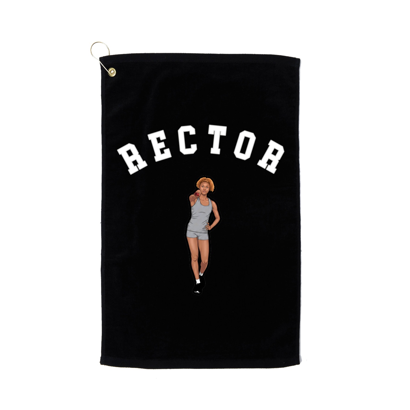 Golf Towel — Shirsey Arch in Black