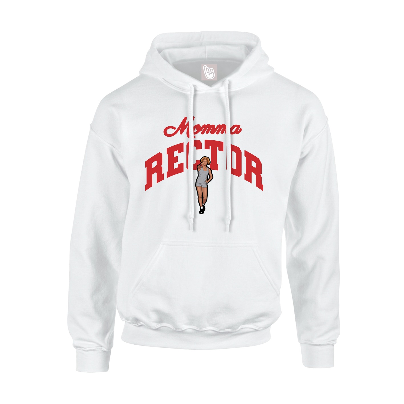 Youth Hoodie — Mothers Day Arch in White