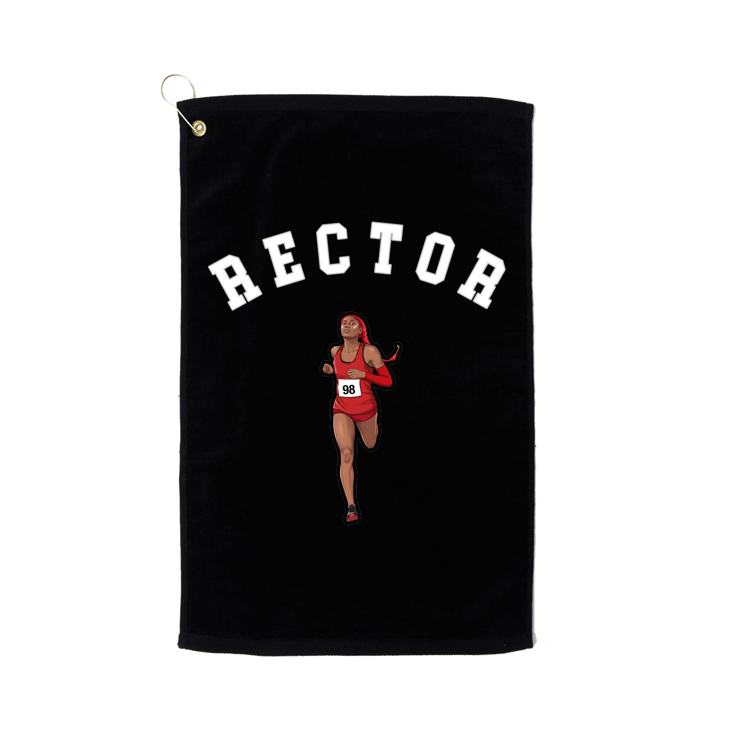 Golf Towel — Shirsey Arch in Black