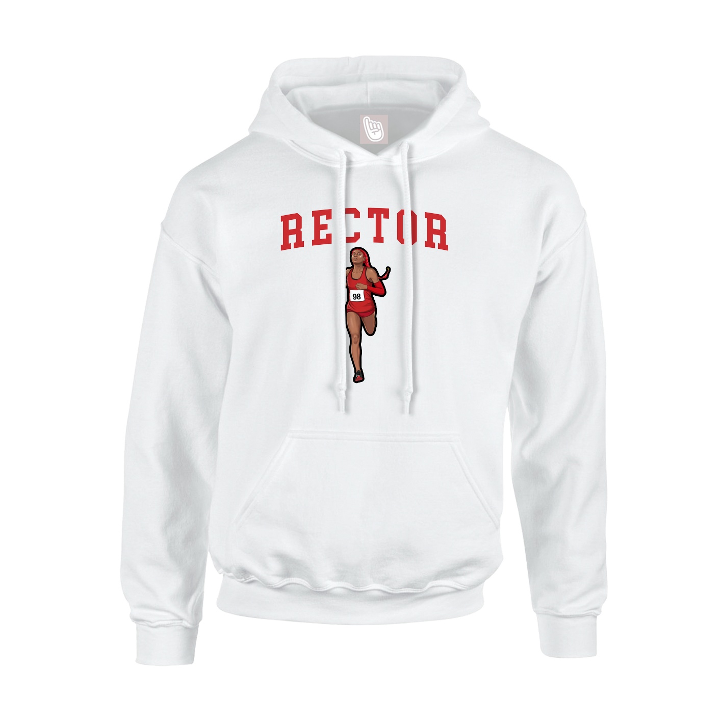 Hoodie — Shirsey in White