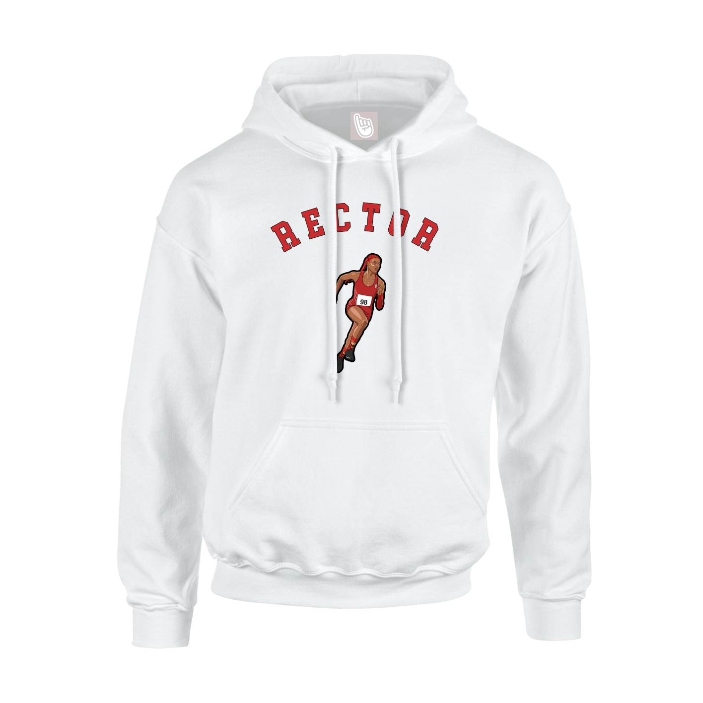 Hoodie — Shirsey Arch in White