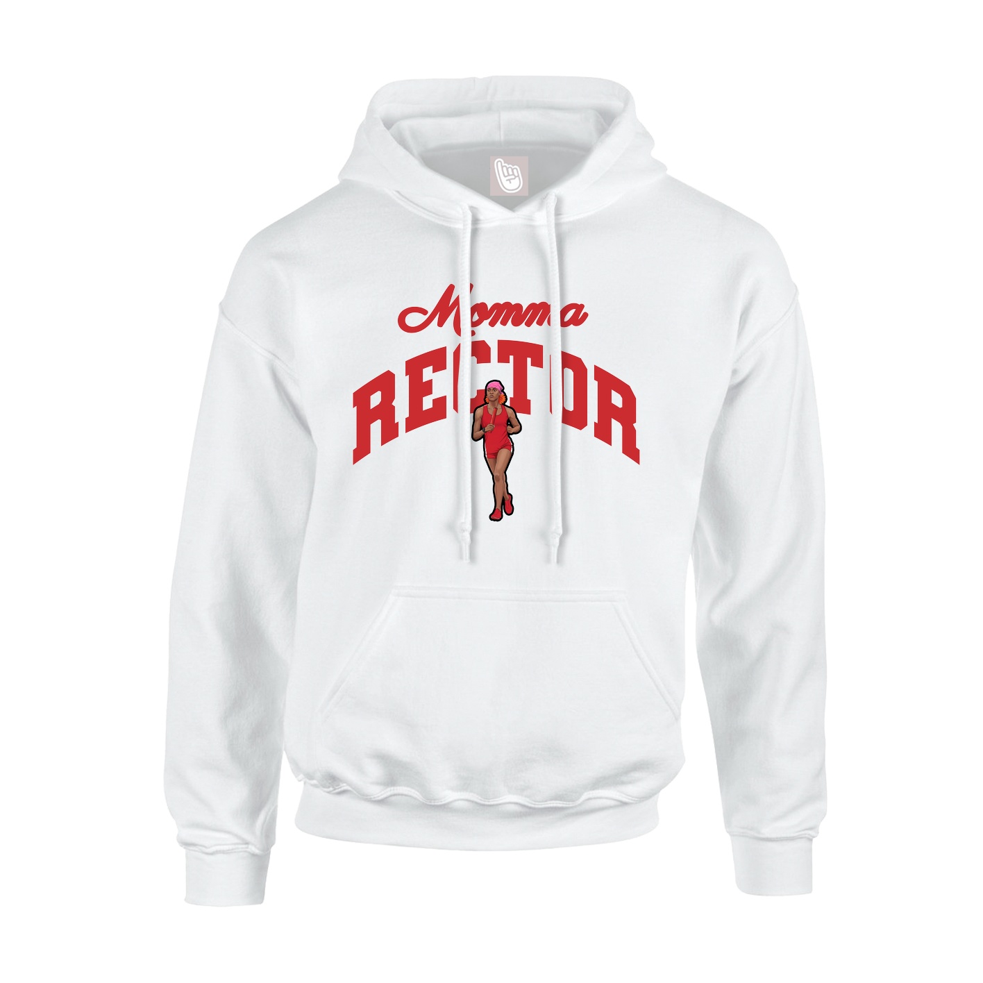 Youth Hoodie — Mothers Day Arch in White