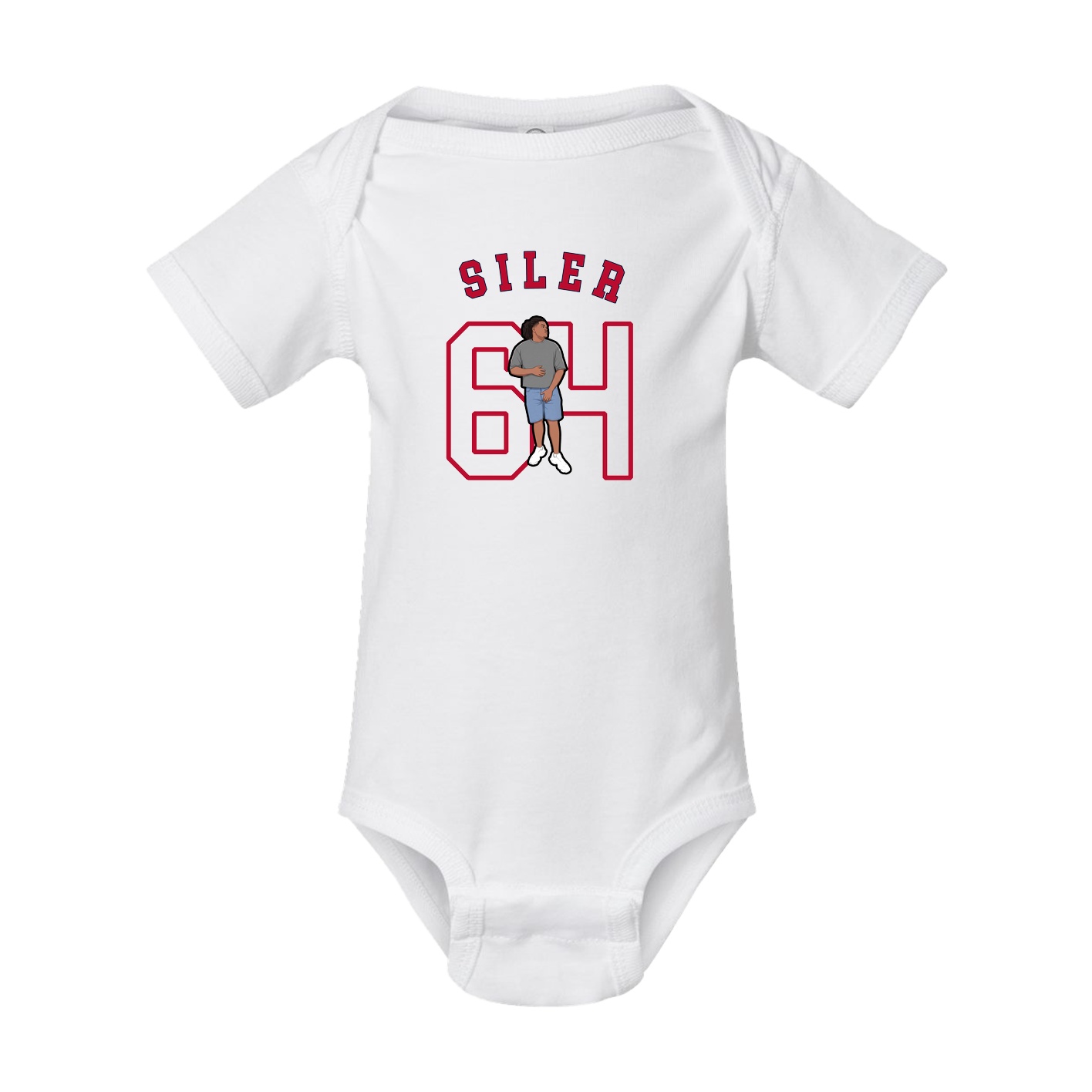 Baby Onesie — Shirsey Arch in White