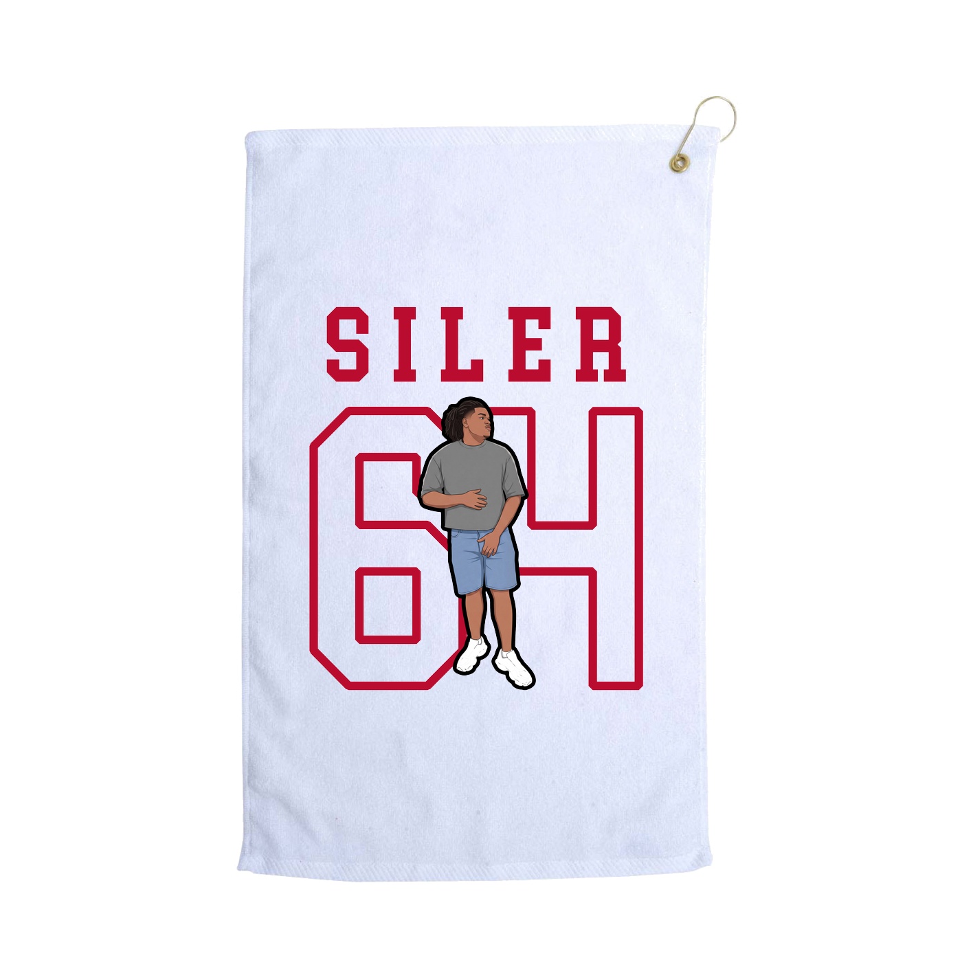 Golf Towel — Shirsey in White