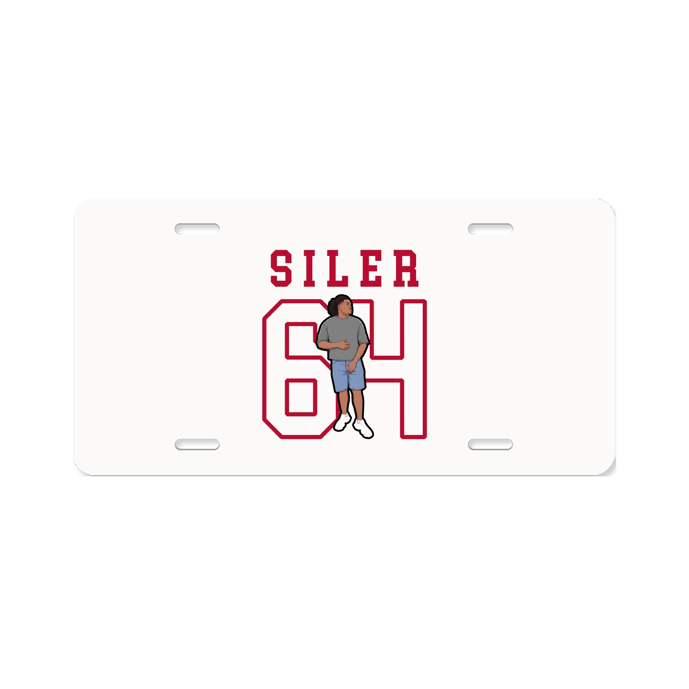 License Plate — Shirsey in Classic