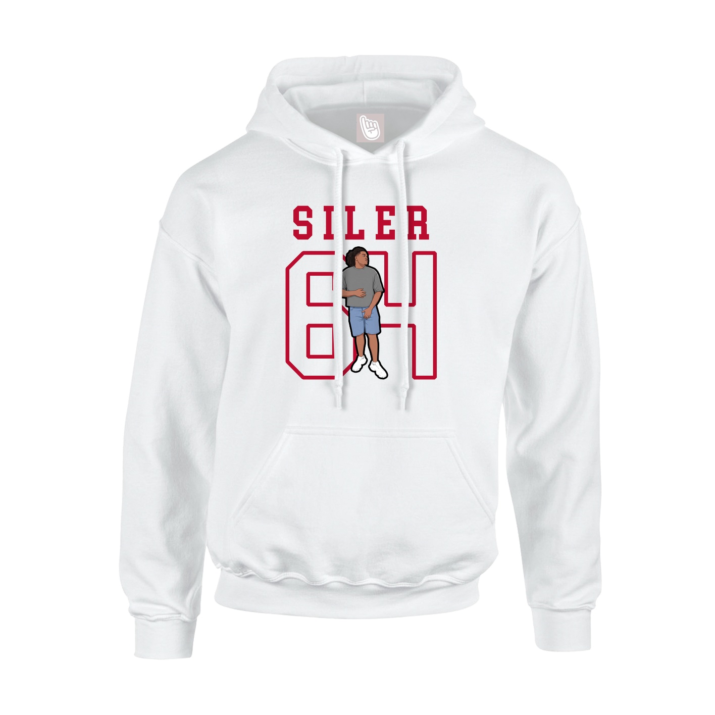Youth Hoodie — Shirsey in White