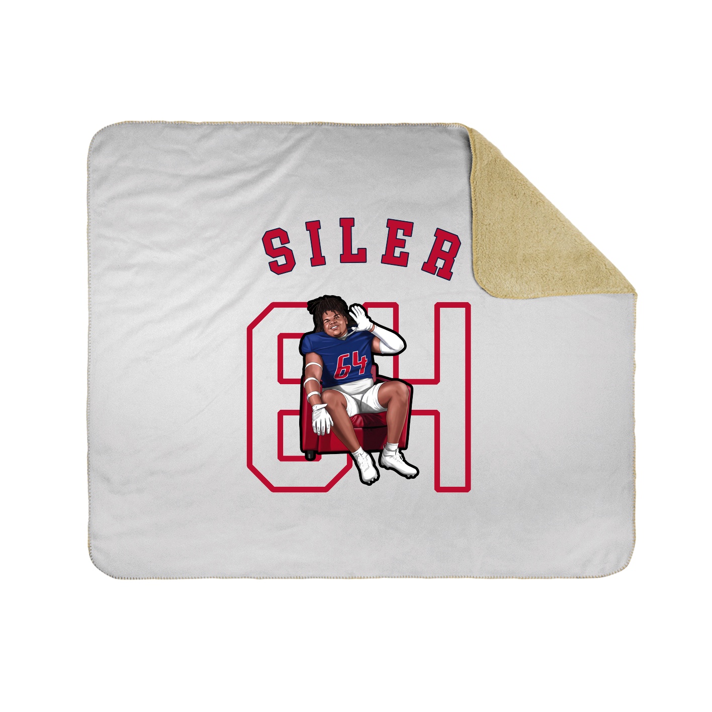 Throw Blanket — Shirsey Arch in White