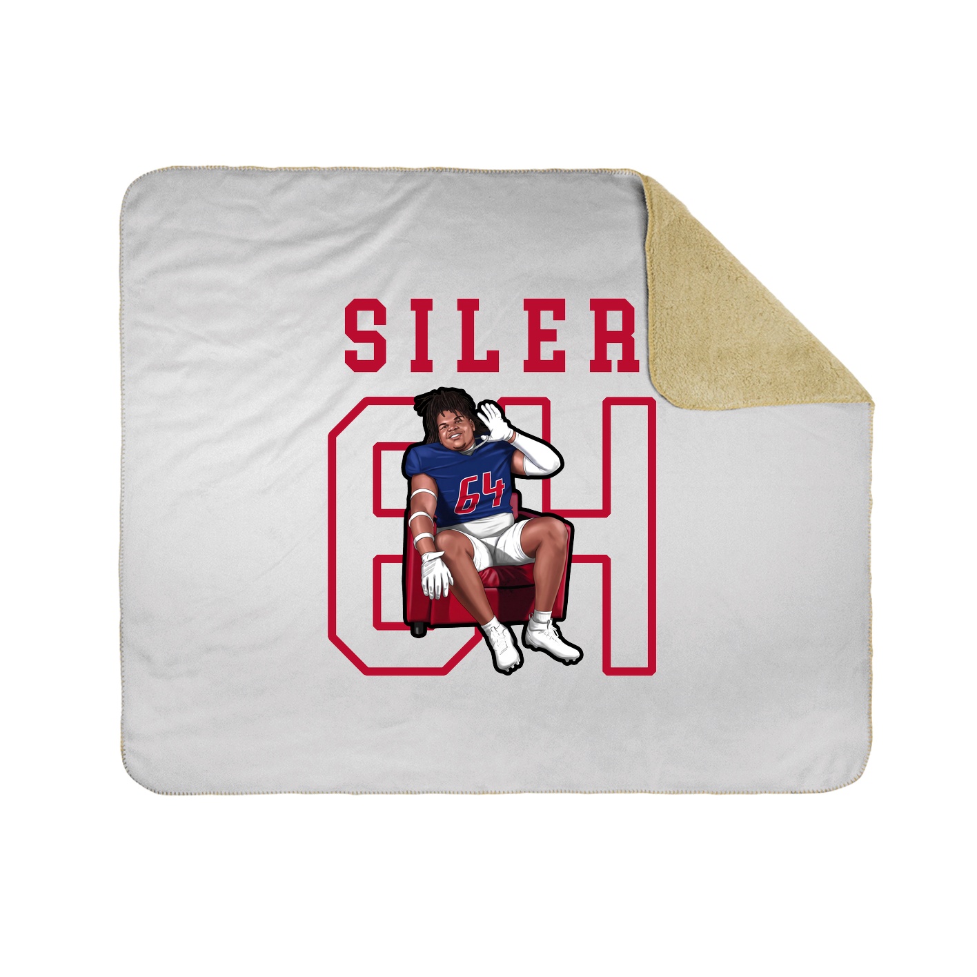 Throw Blanket — Shirsey in White