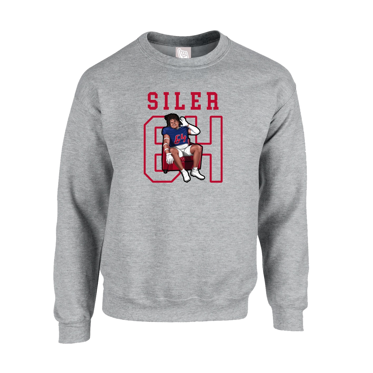 Fleece Crew — Shirsey in Grey