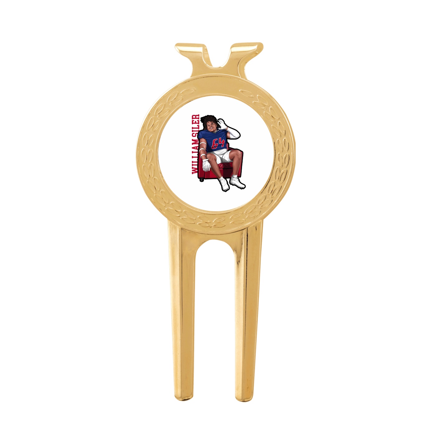 Divot Tool with Ball Marker — Name Vertical in Classic