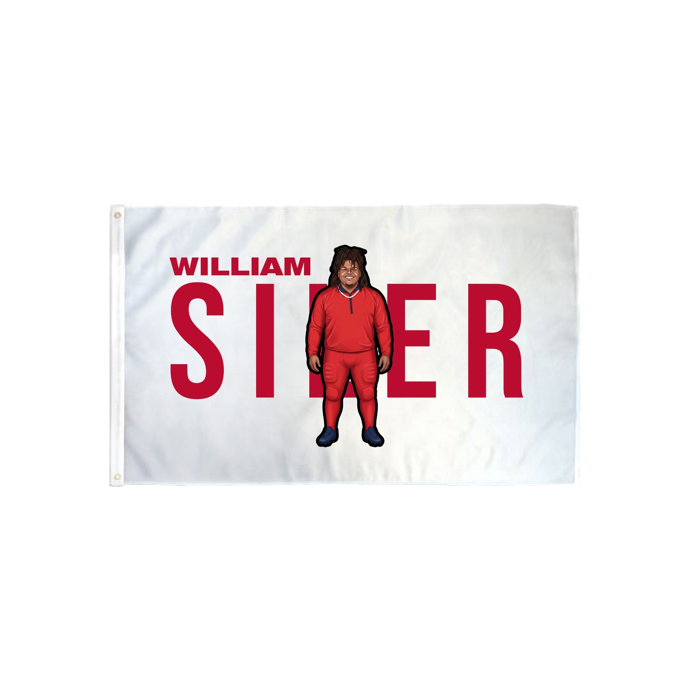 3x5 Flag — Player Name in Classic