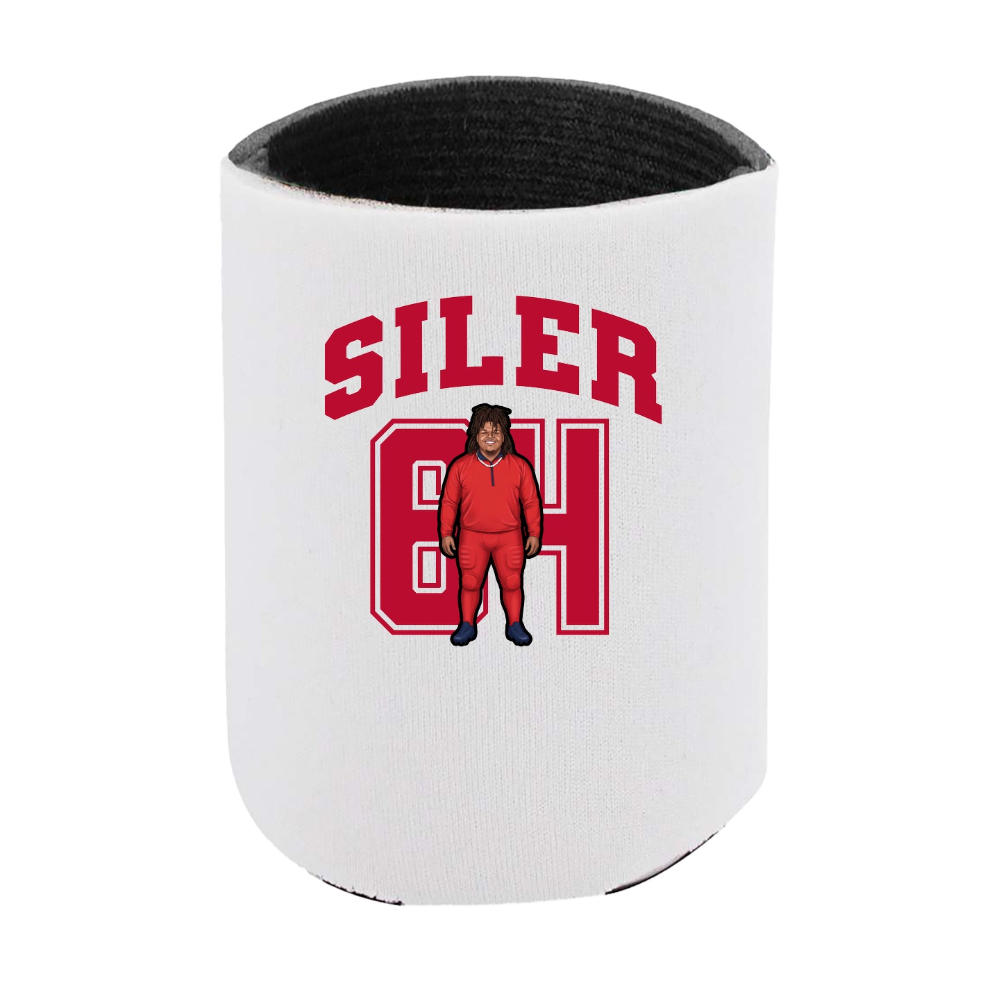 Can Holder — Number in White