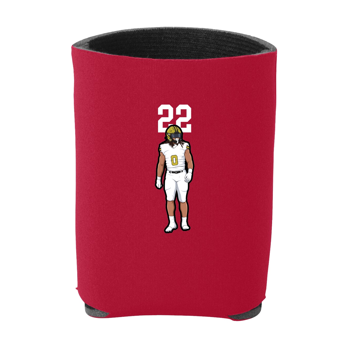 Can Holder — Number Top in Red