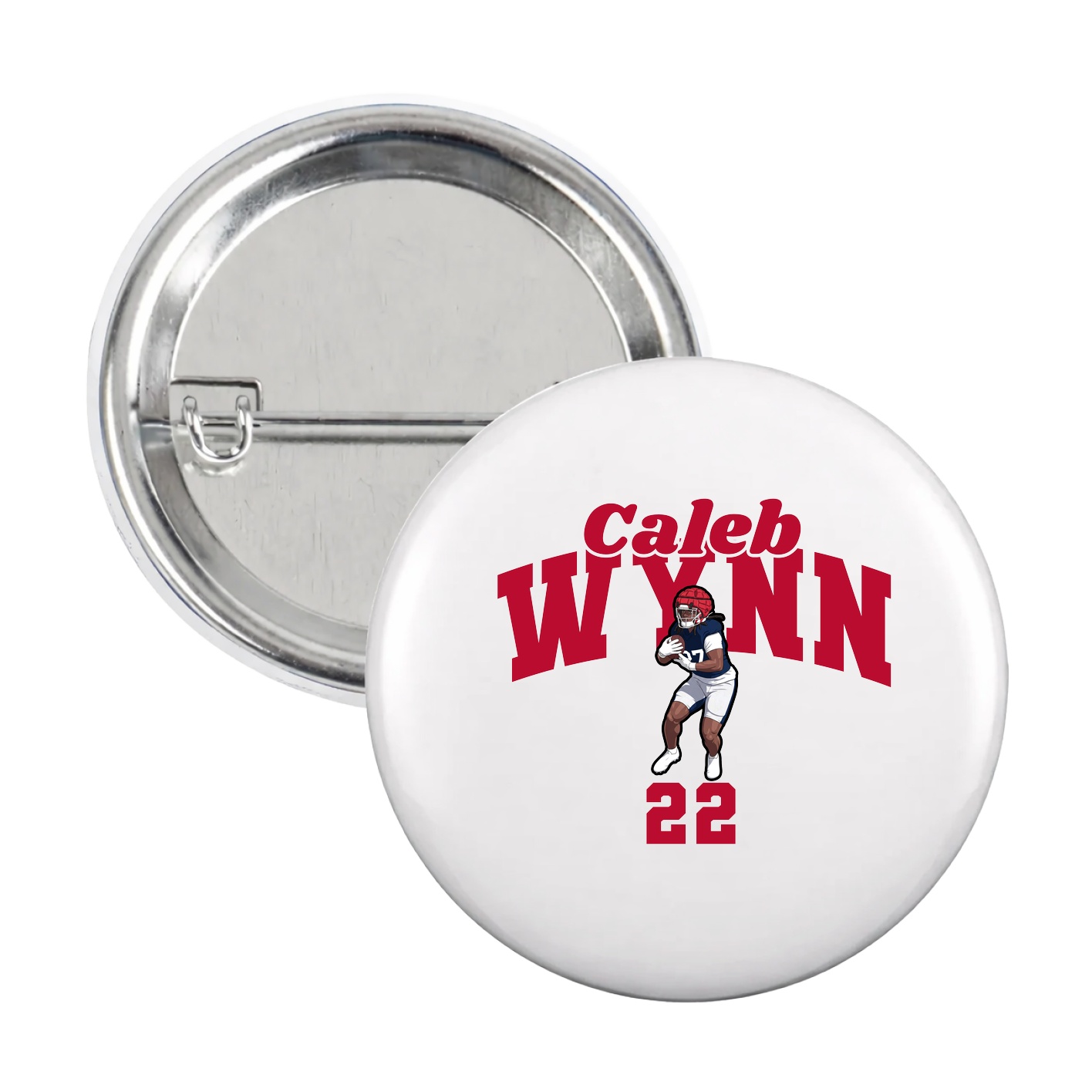 Game Day Button — Signature Arch in White