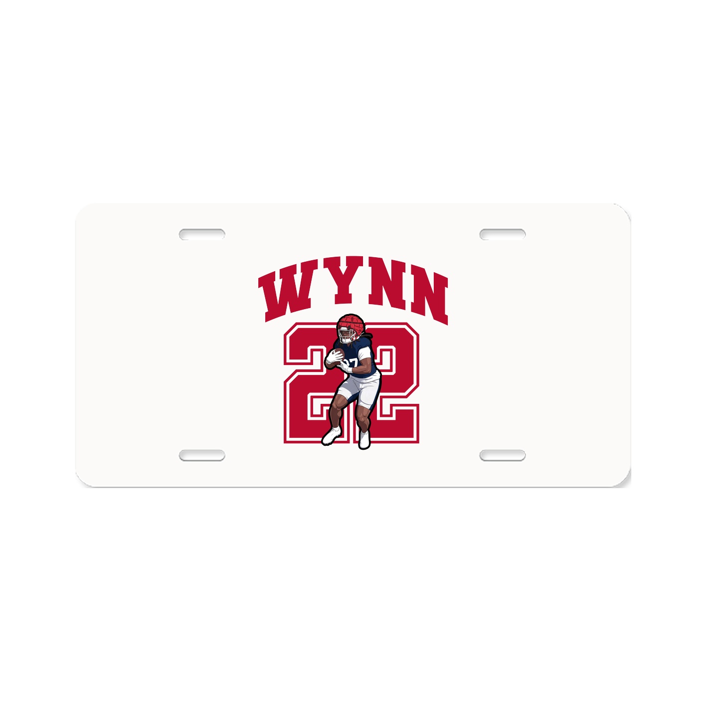 License Plate — Number in Classic