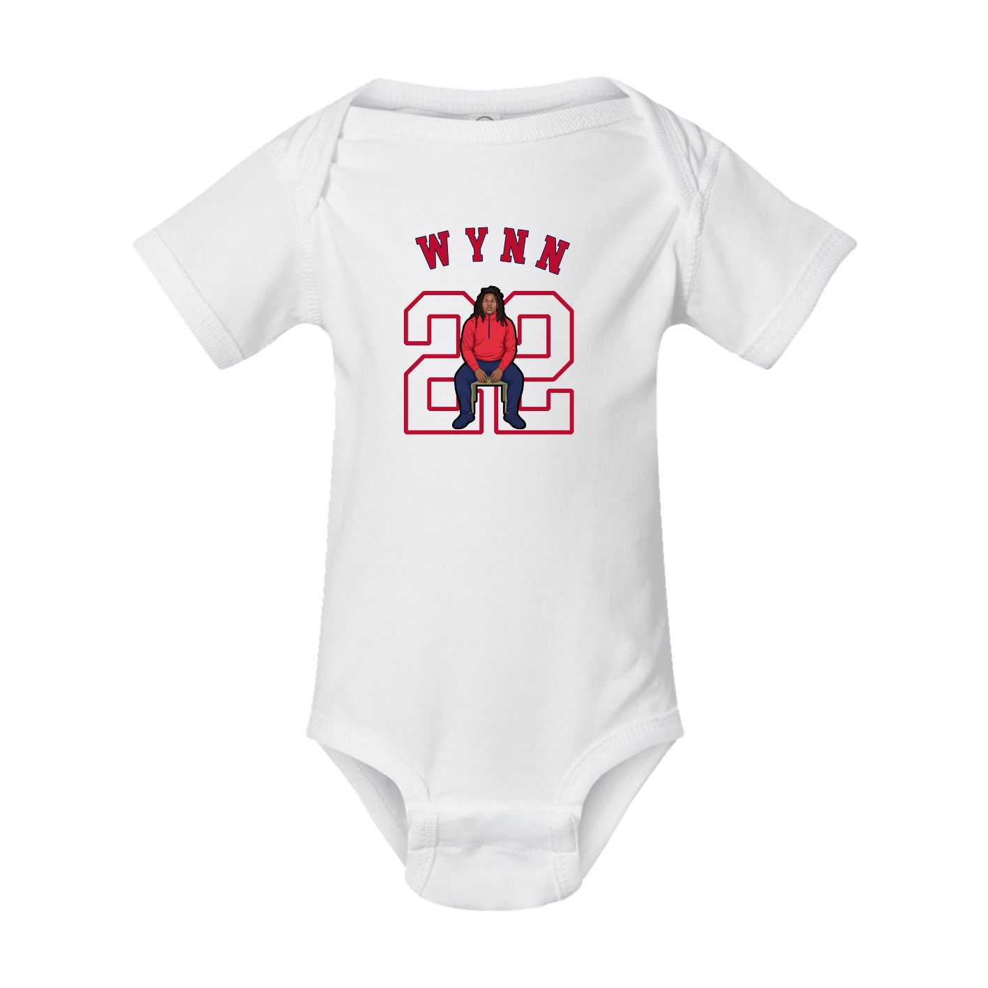 Baby Onesie — Shirsey Arch in White