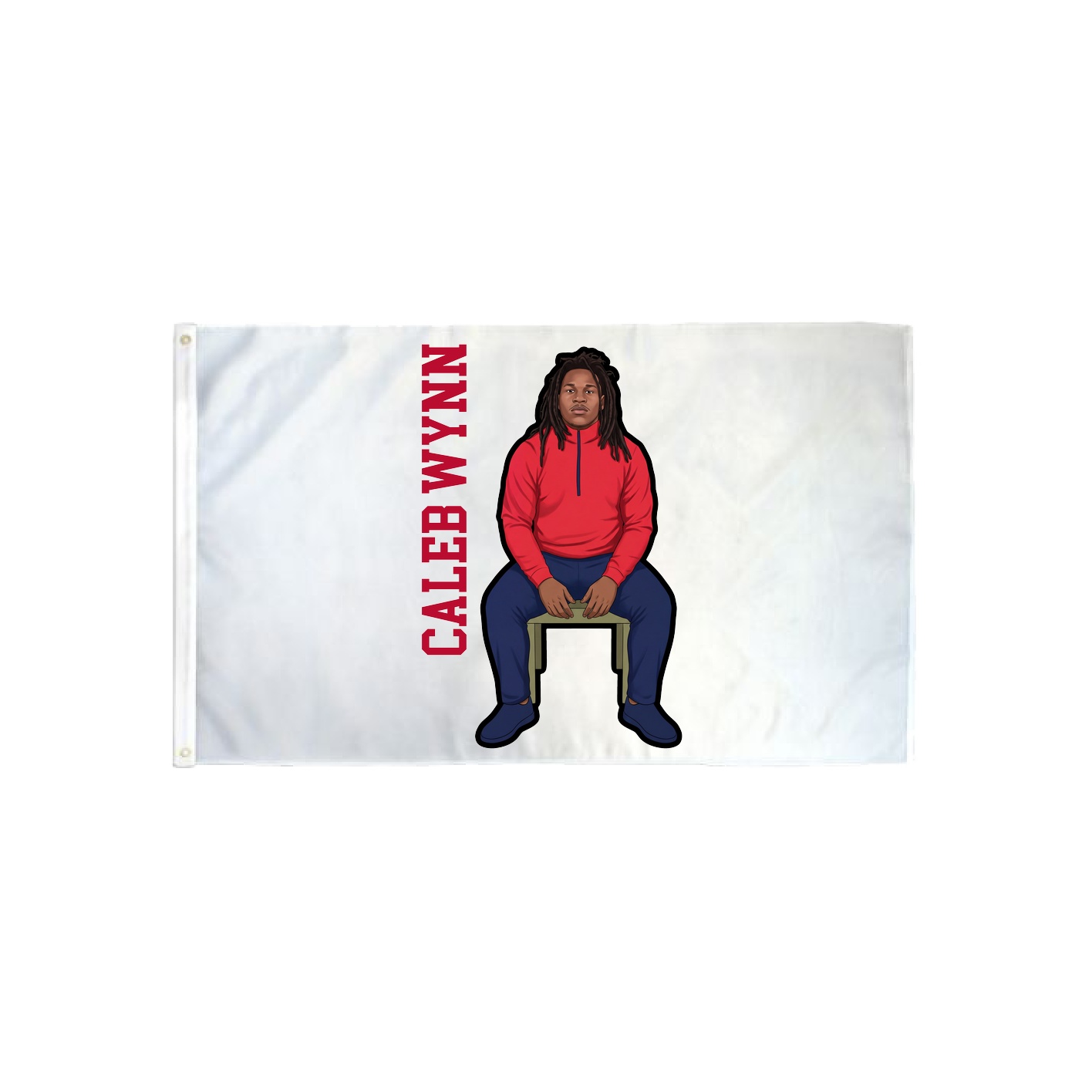 3x5 Flag — Name Vertical in Classic
