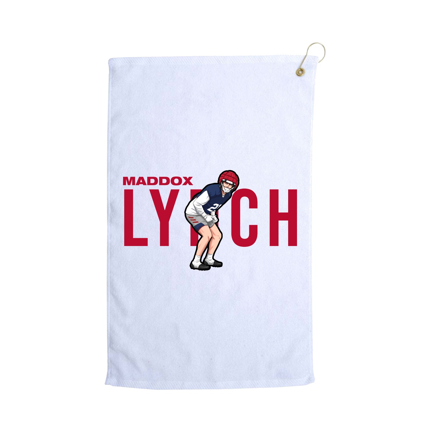 Golf Towel — Player Name in White
