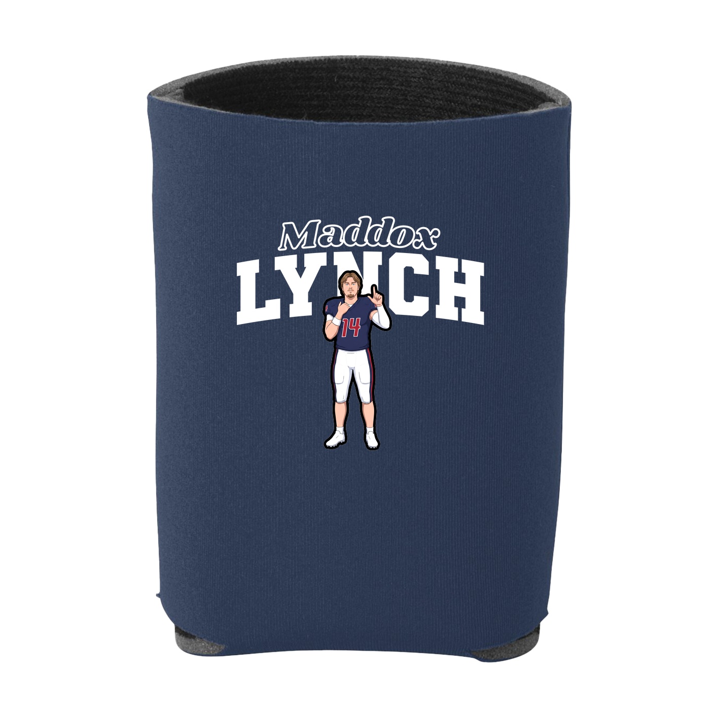 Can Holder — Name Arch in Navy