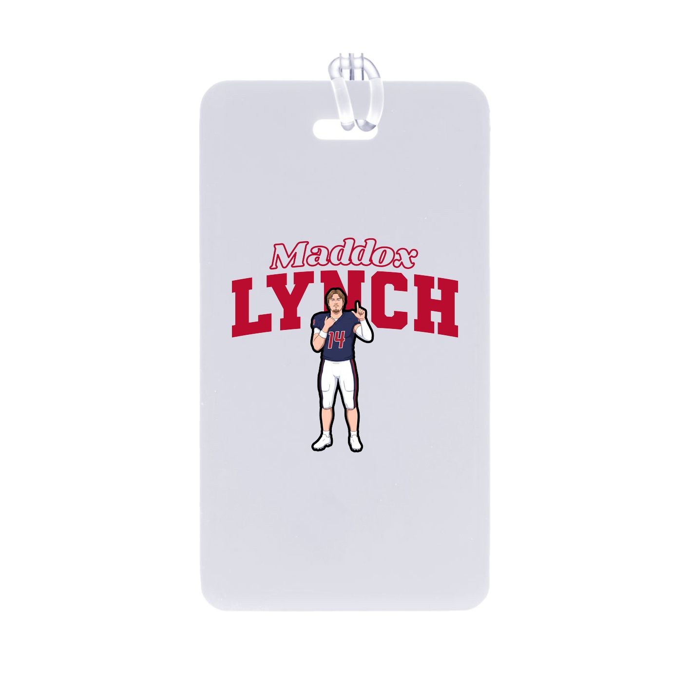 Bag Tag — Name Arch in Classic