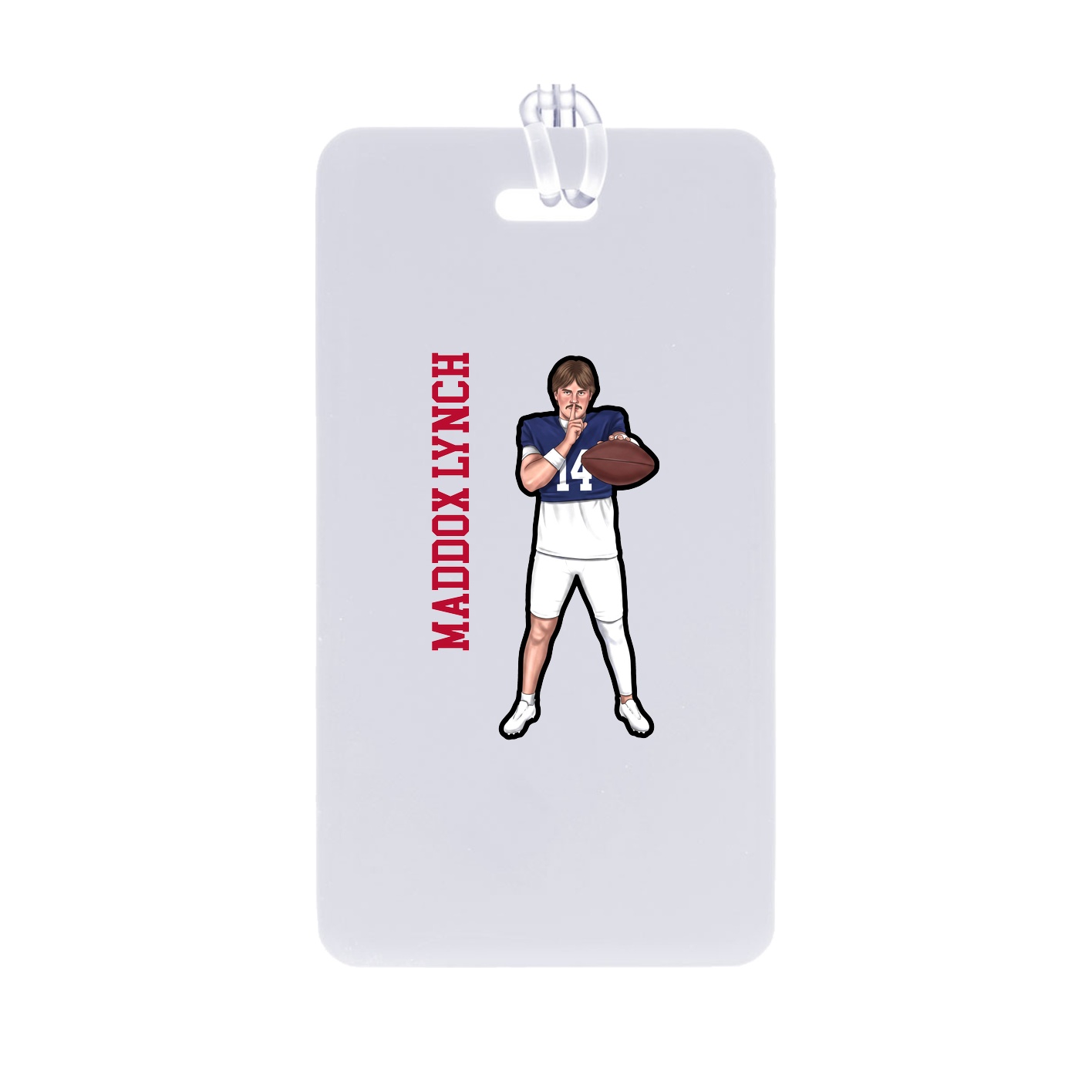 Bag Tag — Name Vertical in Classic